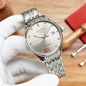 Longines Элитные мужские часы с тремя стрелками, лаконичный дизай