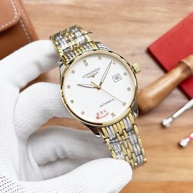 Longines Элитные мужские часы с тремя стрелками, лаконичный дизай