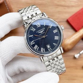 Longines Элитные мужские часы с тремя стрелками, лаконичный дизай