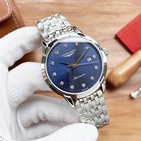 Longines Элитные мужские часы с тремя стрелками, лаконичный дизай