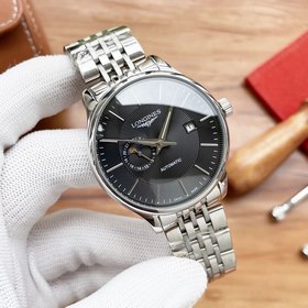 Часы Longines Star, эксклюзивные мужские часы Ремешок Настоящая к