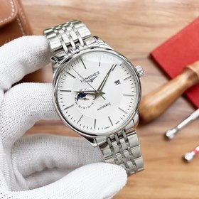 Часы Longines Star, эксклюзивные мужские часы Ремешок Настоящая к