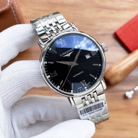 Часы Longines с тремя стрелками Элитный мужской часы Ремешок ： ре