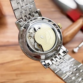 Часы Longines с тремя стрелками Элитный мужской часы Ремешок ： ре