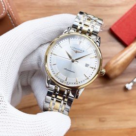Longines Элитные мужские часы 【Ремешок】 ： ремешок из натуральной