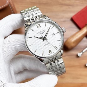 Longines Трехстрелочный наручный часы Элигантные мужские часы Ре