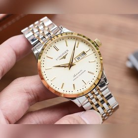 Longines Трехстрелочный наручный часы Элигантные мужские часы Ре