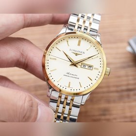 Longines Трехстрелочный наручный часы Элигантные мужские часы Ре