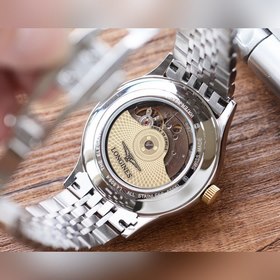 Longines Трехстрелочный наручный часы Элигантные мужские часы Ре