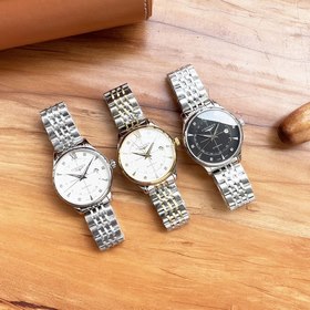 Longines Трехстрелочные часы Элитные мужские часы Ремешок ： рем