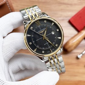 Longines Трехстрелочные часы Элитные мужские часы Ремешок ： рем