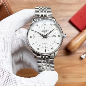 Longines Трехстрелочные часы Элитные мужские часы Ремешок ： рем