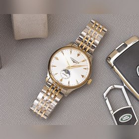 Longines Необычный стиль 6-значный Star Premium мужские часы Реме