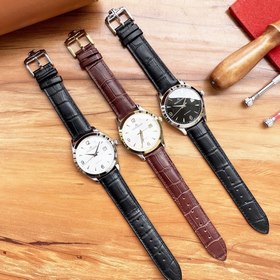 Longines Трехстрелочные часы Элитные мужские часы Ремешок ： рем