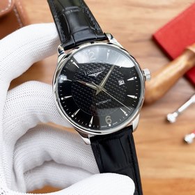Longines Трехстрелочный наручный часы Элигантные мужские часы Ре