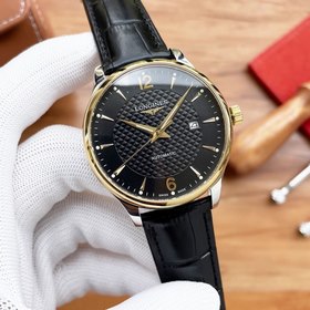 Longines Трехстрелочный наручный часы Элигантные мужские часы Ре