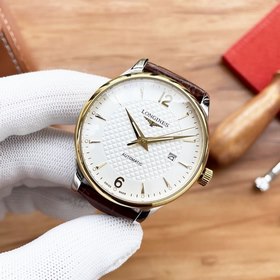 Longines Трехстрелочный наручный часы Элигантные мужские часы Ре