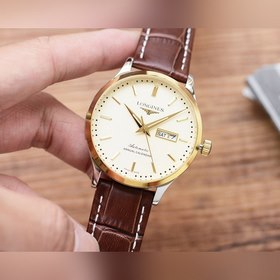 Longines Трехстрелочный наручный часы Элигантные мужские часы Ре