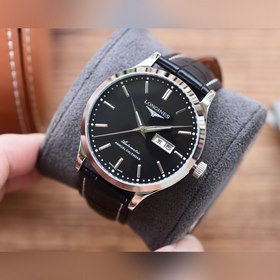 Longines Трехстрелочный наручный часы Элигантные мужские часы Ре