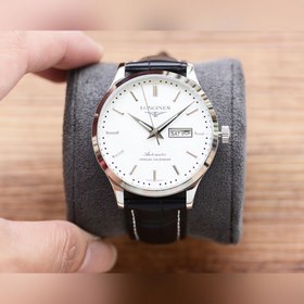 Longines Трехстрелочный наручный часы Элигантные мужские часы Ре