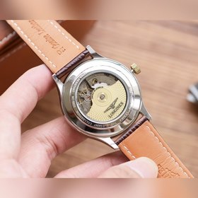 Longines Трехстрелочный наручный часы Элигантные мужские часы Ре