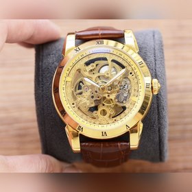 Longines Скелетонизированные часы Элитные мужские часы Ремешок ：
