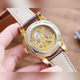 Longines Скелетонизированные часы Элитные мужские часы Ремешок ：