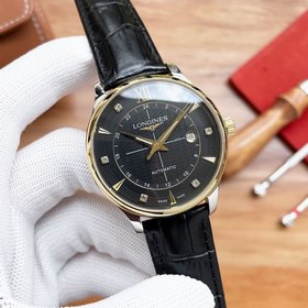 Longines Трехстрелочные часы Элитные мужские часы Ремешок ： рем