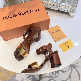 LOUIS VUITTON Классические женские сандалии Lv, любимые всеми зна