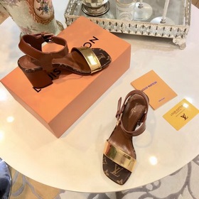 LOUIS VUITTON Классические женские сандалии Lv, любимые всеми зна