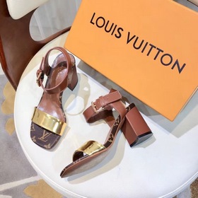LOUIS VUITTON Классические женские сандалии Lv, любимые всеми зна