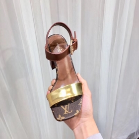 LOUIS VUITTON Классические женские сандалии Lv, любимые всеми зна