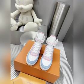 Высокие кроссовки LV Time Out Классическая форма из гладкой кожи,