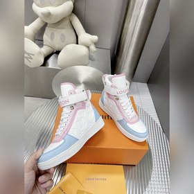 Высокие кроссовки LV Time Out Классическая форма из гладкой кожи,