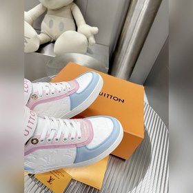 Высокие кроссовки LV Time Out Классическая форма из гладкой кожи,