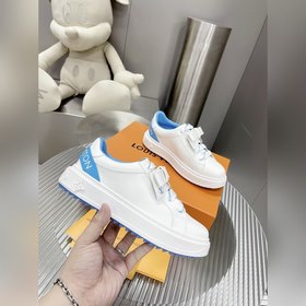 Спортивные кроссовки LV Time Out Классическая форма из гладкой ко