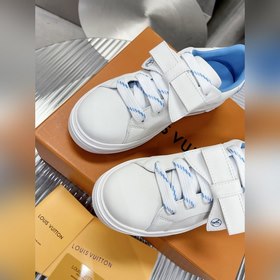 Спортивные кроссовки LV Time Out Классическая форма из гладкой ко