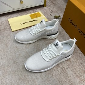 LV Louis Vuitton роскошные спортивные кроссовки Импортный материа