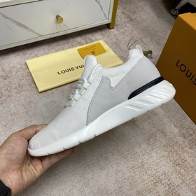 LV Louis Vuitton роскошные спортивные кроссовки Импортный материа
