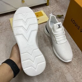 LV Louis Vuitton роскошные спортивные кроссовки Импортный материа