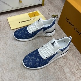 LV Louis Vuitton роскошные спортивные кроссовки Импортный материа