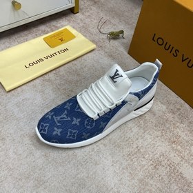 LV Louis Vuitton роскошные спортивные кроссовки Импортный материа