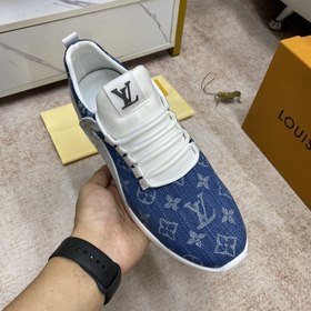 LV Louis Vuitton роскошные спортивные кроссовки Импортный материа