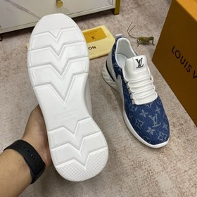 LV Louis Vuitton роскошные спортивные кроссовки Импортный материа