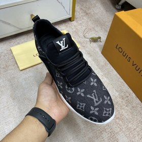 LV Louis Vuitton роскошные спортивные кроссовки Импортный материа