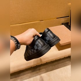 LV Мужская обувь высокого класса Свободные кроссовки Верхняя ча
