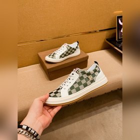 LV Мужская обувь высокого класса Свободные кроссовки Верхняя ча