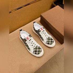 LV Мужская обувь высокого класса Свободные кроссовки Верхняя ча