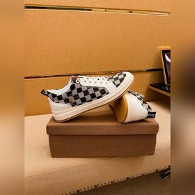 LV Мужская обувь высокого класса Свободные кроссовки Верхняя ча