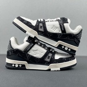 Louis Vuitton Луи Виттен Trainer Свободные кроссовки Черный и бел